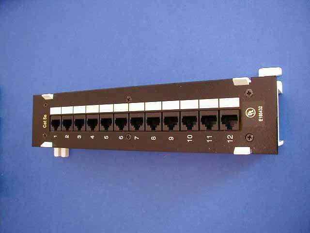 CAT5E PATCH PANELS 12 PORT