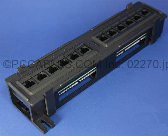 CAT6 PATCH PANELS 12 PORT 110 Punch Down WALL MOUNT