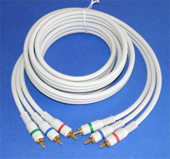 HDTV COMPONENT VIDEO DIGITAL TV TRIPLE RCA SHIELDED 6FT