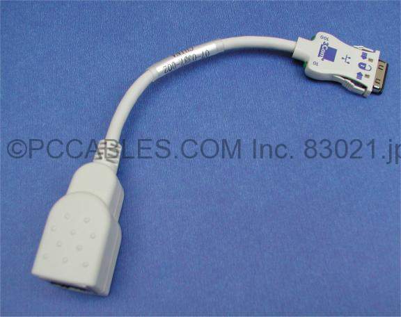 PCMCIA LAN CABLE E-3C-X TYPE 3COM,USR,MHZ