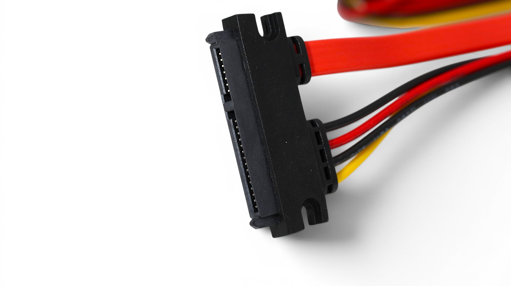 50cm 22-Pin SATA Male to Female Data and Power Extension Cable