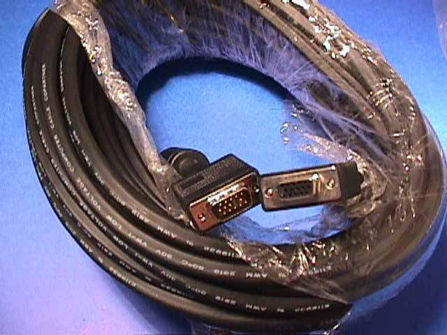 100FT SVGA CABLE MONITOR UL2919 HD15 EXTENSION Male to Female