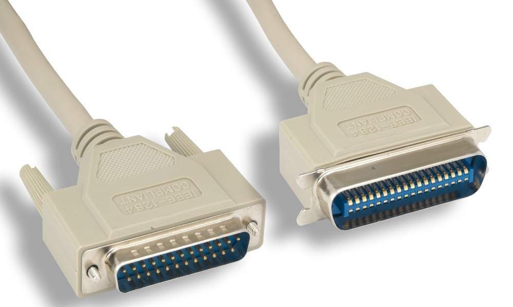 10FT Parallel Printer Cable IEEE-1284 A-B