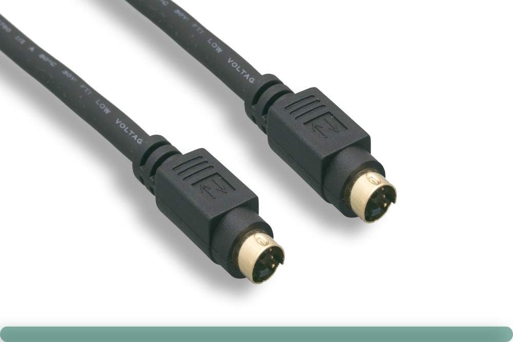 12FT SVideo Cable 4PIN MINI DIN Male to Male Gold