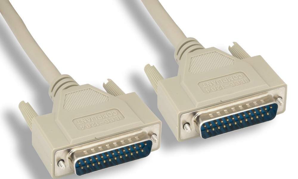 25FT DB25-M to DB25-M IEEE-1284 Cable