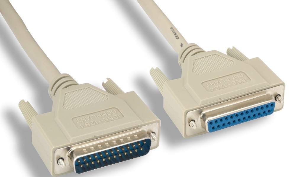 6FT DB25-M to DB25-F IEEE-1284 Cable