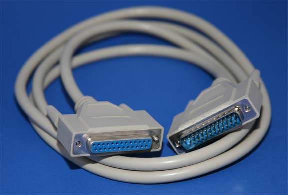 6FT DB25M to DB25F Straight Cable