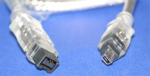 6FT Firewire 1394B Bilingual Cable 9pin 4pin 9p 4p
