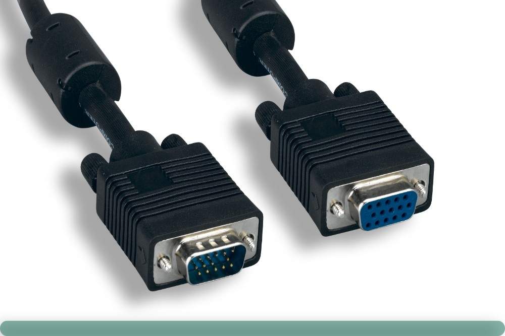 6FT SVGA Cable Monitor UL2919 HD15 Extension Male to Female