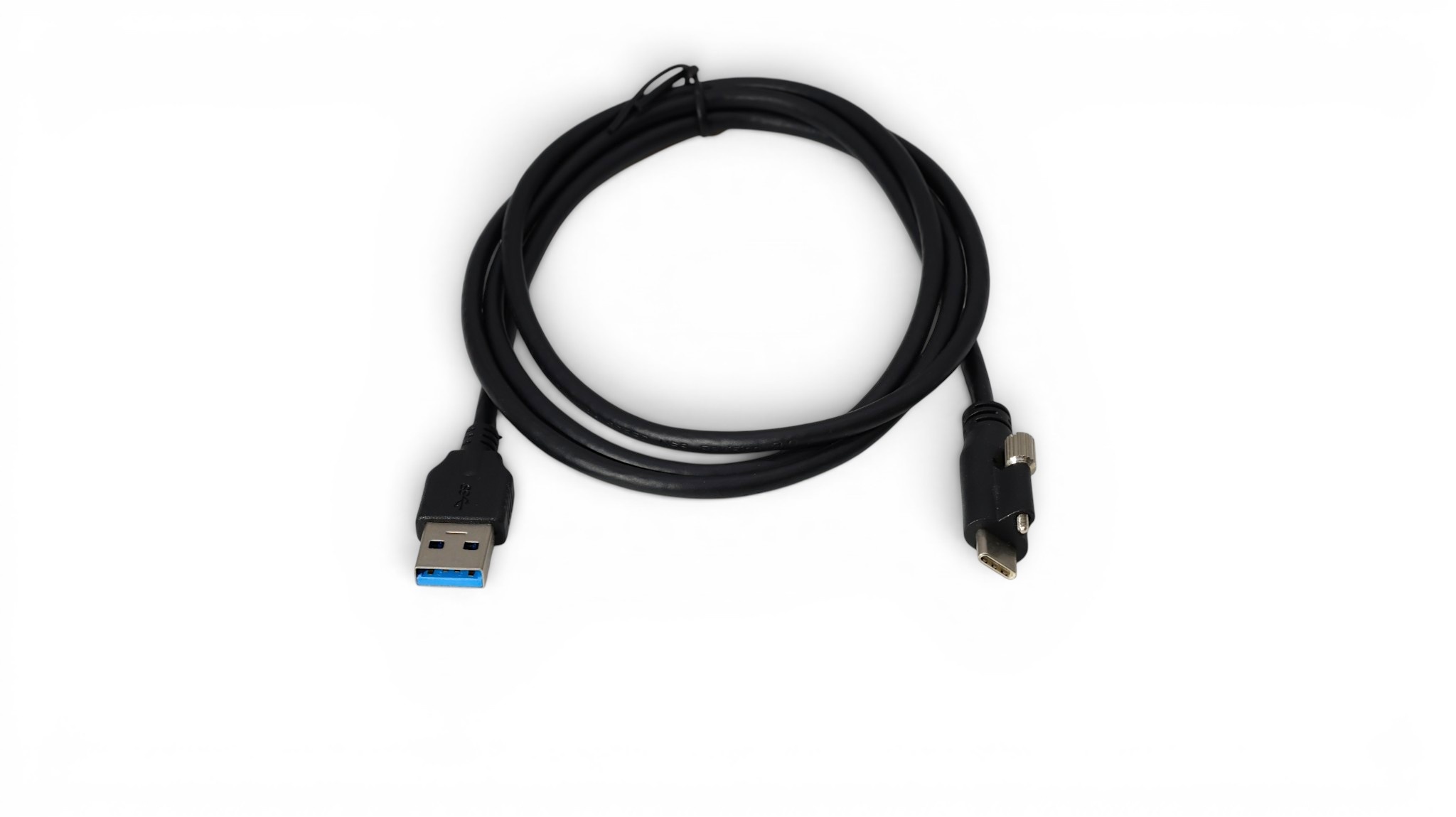 1M USB 3.2 Gen 1 SuperSpeed USB-A to USB-C Single Screw Lock Cable