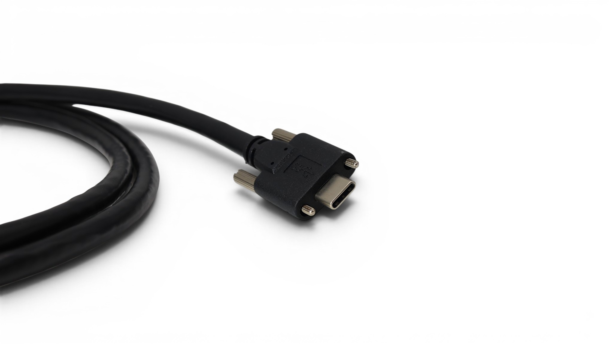 1M USB 3.2 Gen 1 SuperSpeed USB-A to USB-C Double Screw Lock Cable