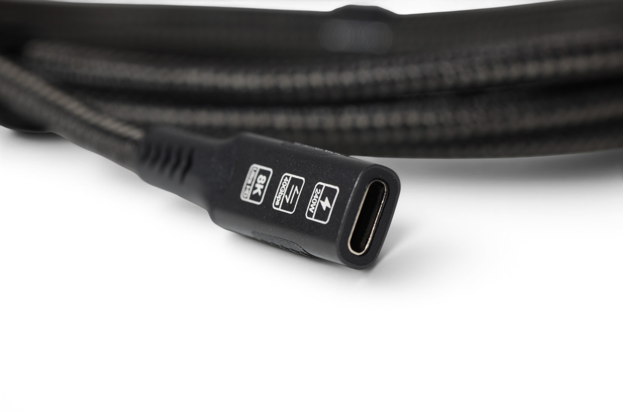 USB-C Extension Cable 1.0M - 40Gbps USB4 / Thunderbolt 3, 40W Fast Charging