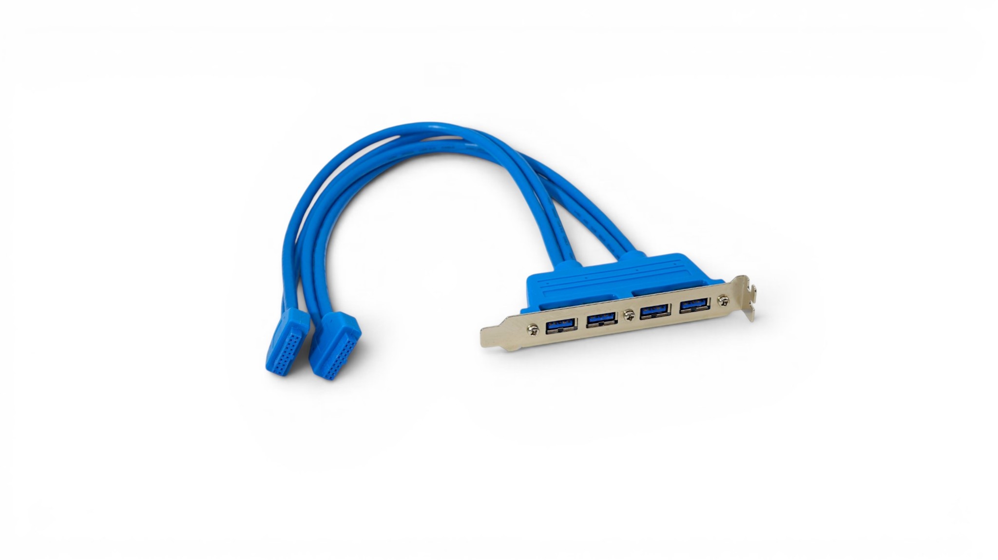 16 In USB 3.0 Panel Mount Quad Port to 20 Pin Motherboard header Cable