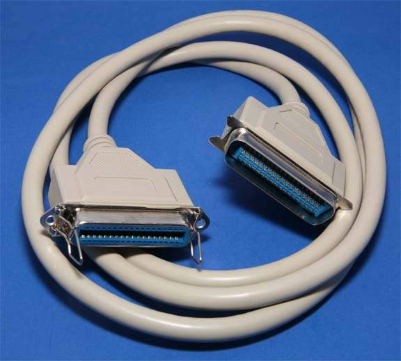 Centronics Parallel Extension Cable CN36-M CN36-F 6FT