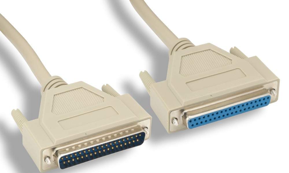 DB37-Male to DB37-Female 6FT Cable Serial Extension RS-449