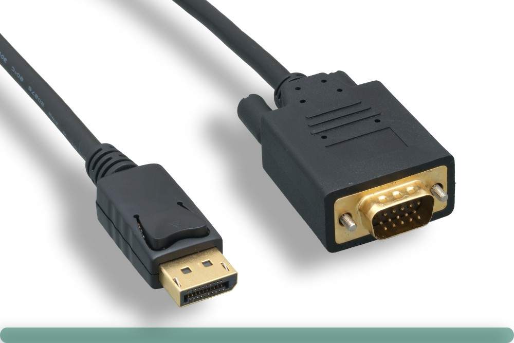 DisplayPort to VGA Cable 10ft