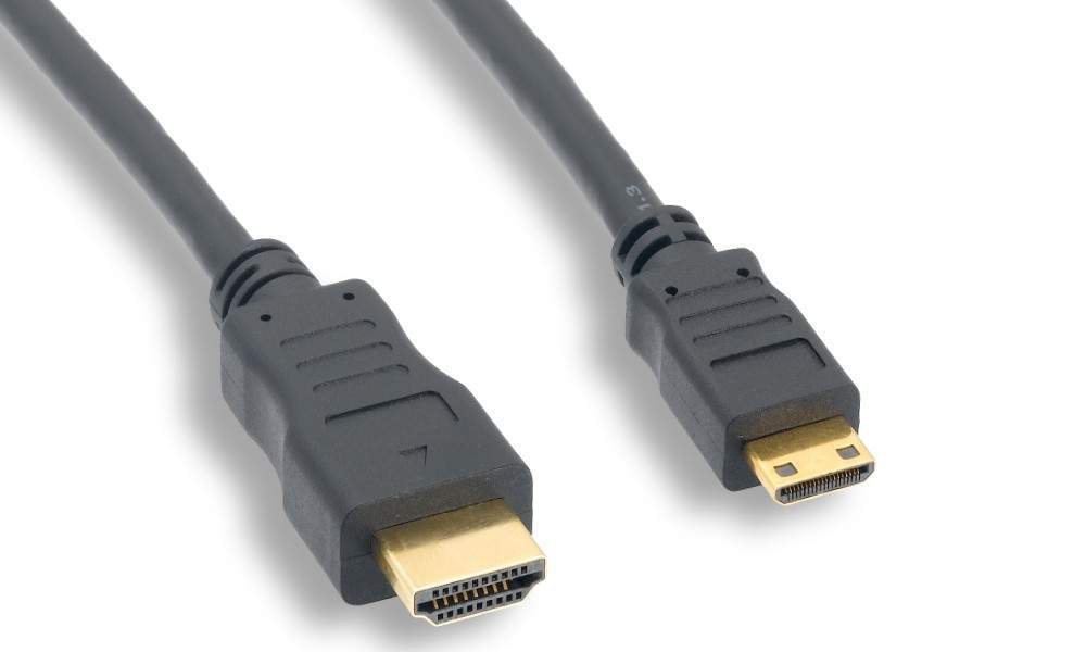 HDMI A to HDMI 1.4 Type-C Mini Premium Cable 2M 6FT Certified