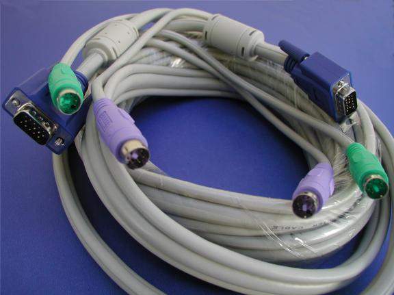 KVM Cable 15FT Video Male to Male