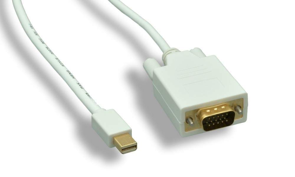 Mini-DisplayPort to VGA Cable 6FT
