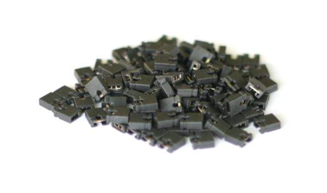 Mini Jumpers 2.54mm Bag 100