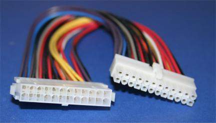 POWER SUPPLY EXTENSION ATX 24PIN 12 INCH MOTHERBOARD