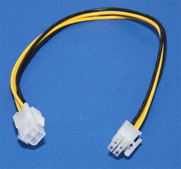 Power Supply P4 Extension Cable 12 Inch