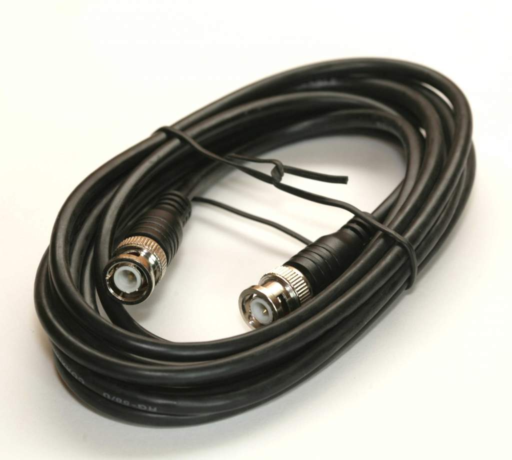 RG58 Coax BNC Cable 10FT Black Molded