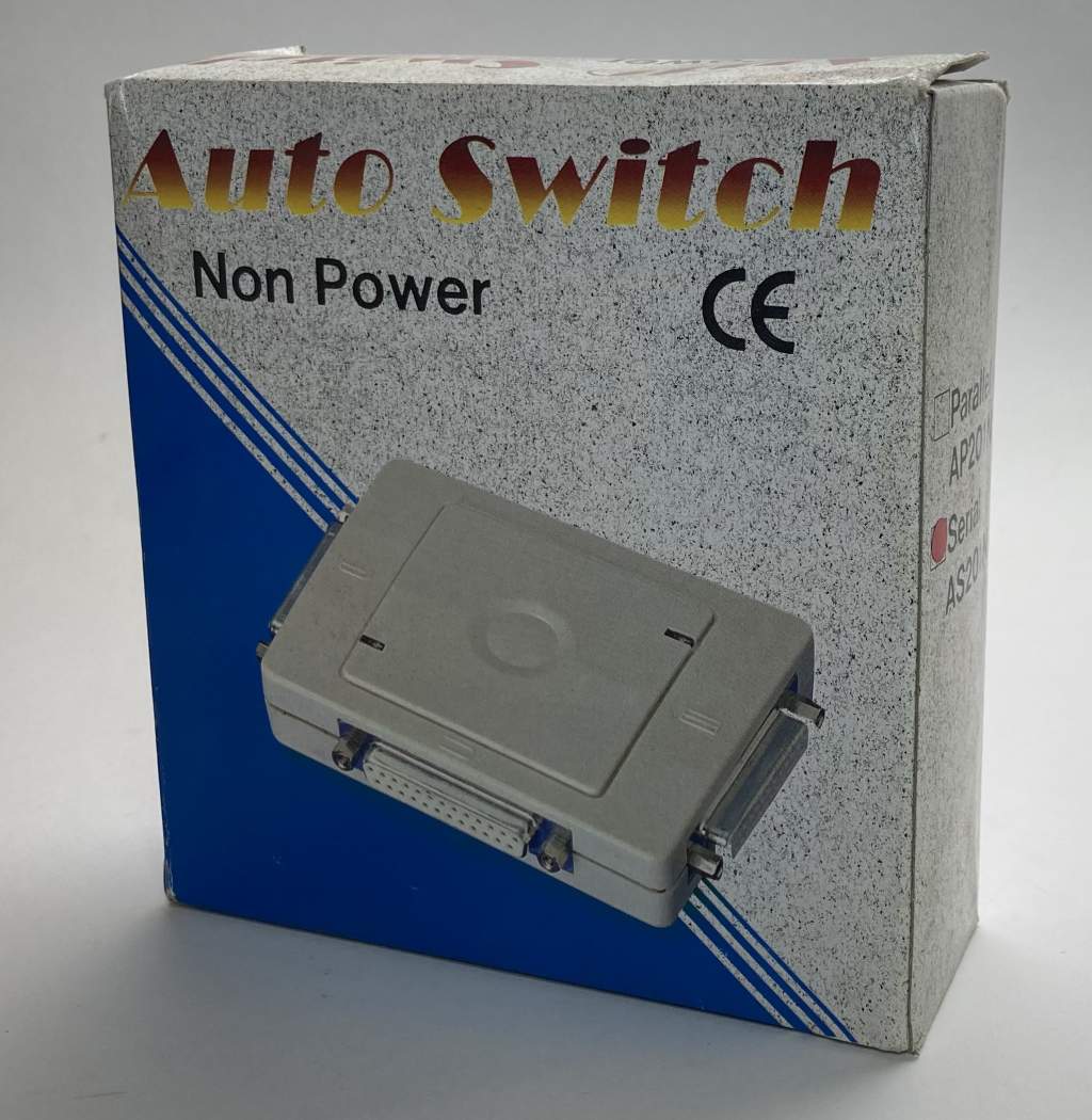 SERIAL 2 Port Auto Switch AUTO-25-2-S AS201N Device Serial Port Switch 2 to 1