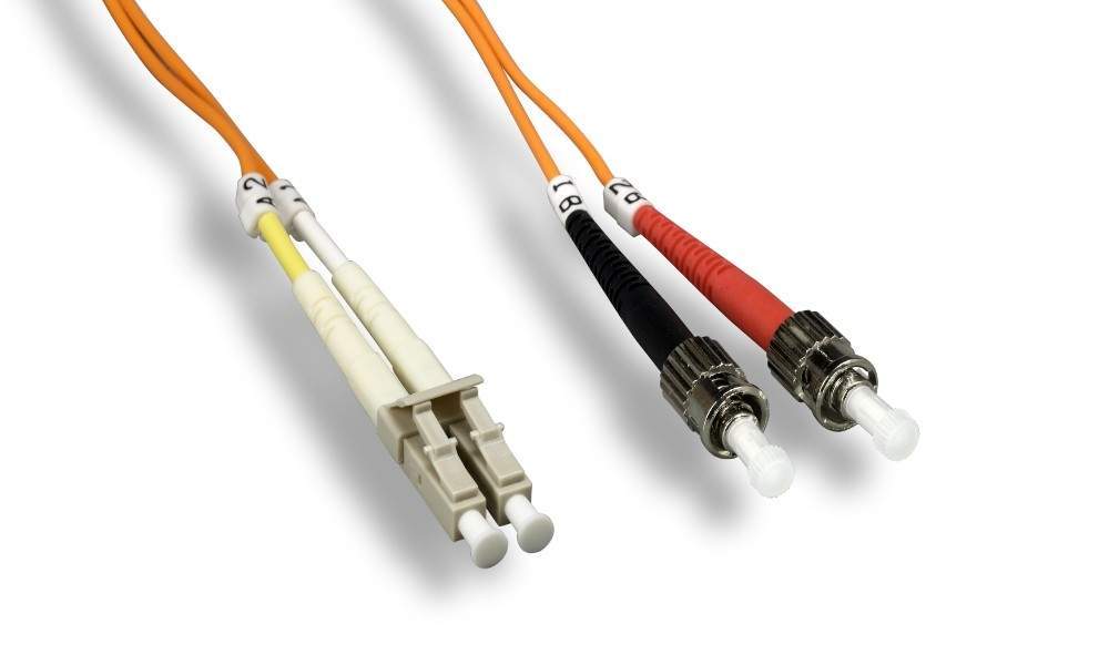 ST-LC FIBER OPTIC 3Meter 62.5 125UM Duplex Multimode