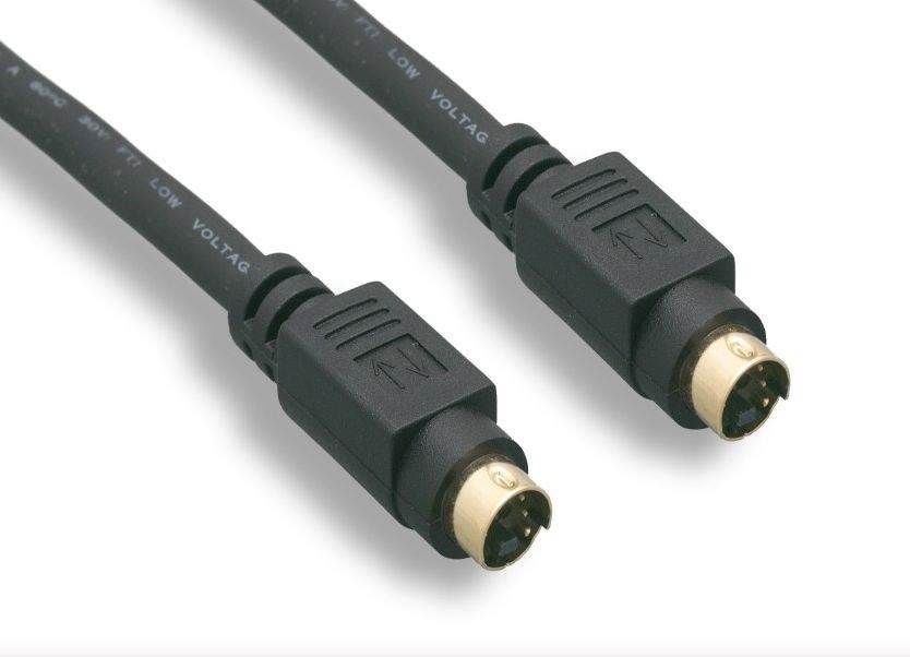 SVideo Cable Minidin4 Male to Male 75FT Mini-Coax