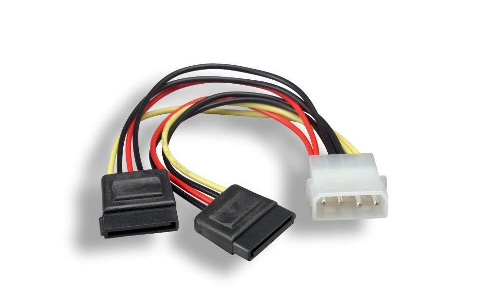 Sata Dual Power Splitter Cable 6-Inch