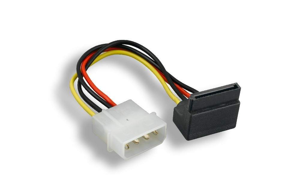 Sata Power Cable 6-Inch Assembled Connector 90 Degree Right Angle