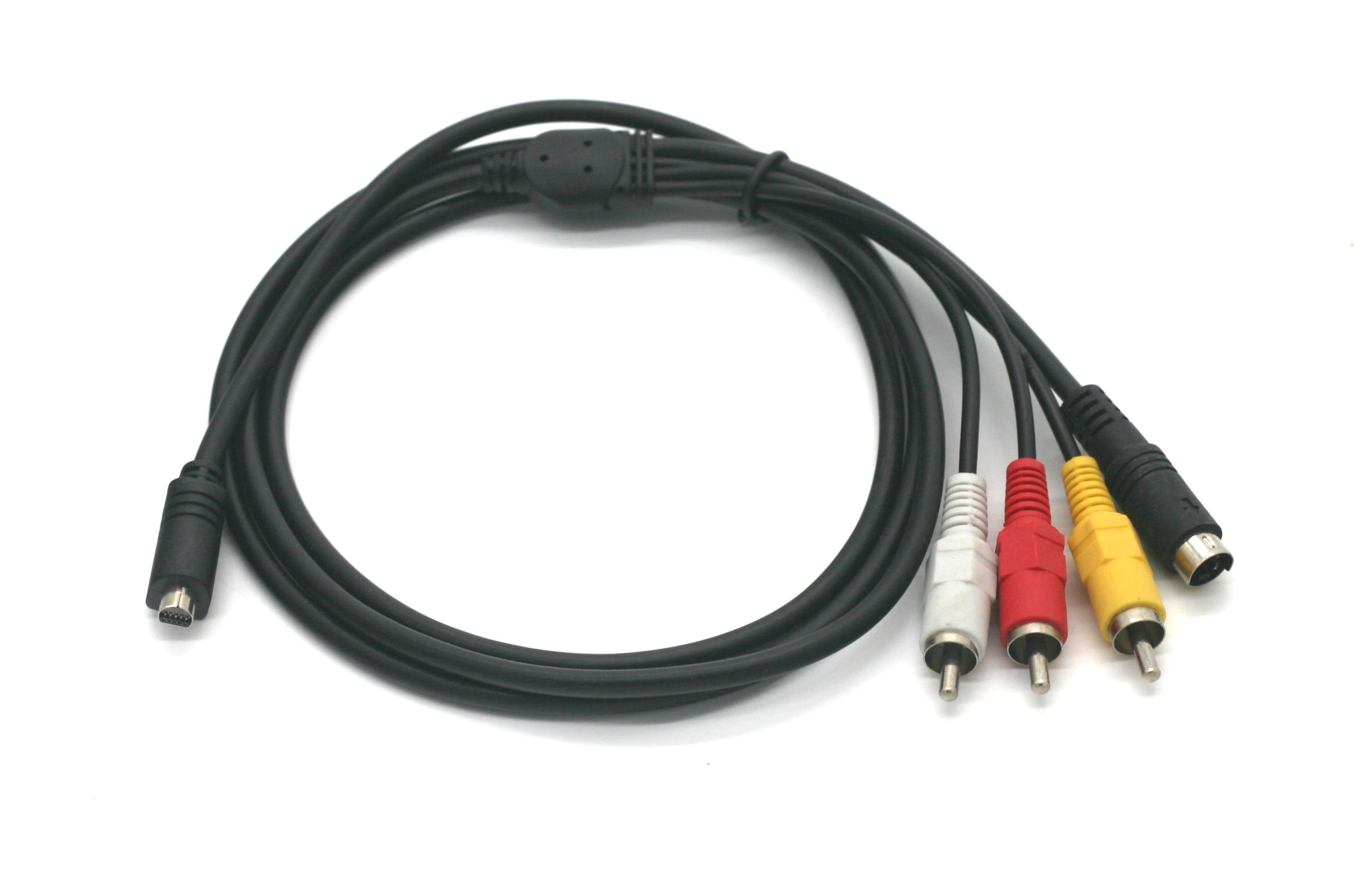 Sony VMC15FS AV Cable for most Sony MiniDV and DVD Camcorders Compatible