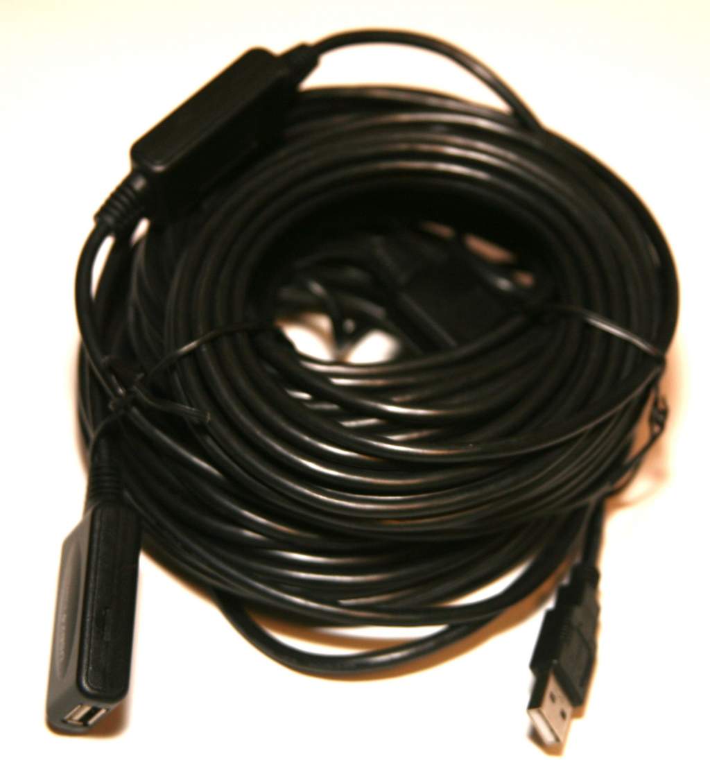 USB 2.0 COMPUTER CABLE EXTENSION A Male to Female 80FT 25Meter