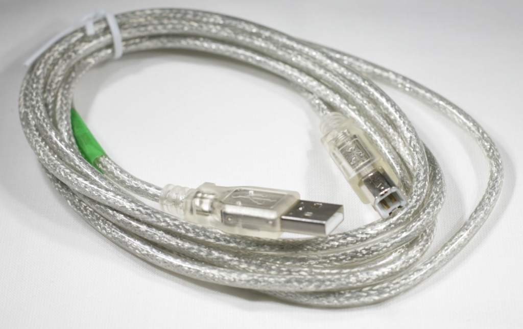 USB 2.0 Cable A-B Silver 6FT