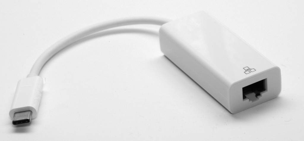 USB 3.1 Type-C to Ethernet RJ45 Adapter Cable 6In