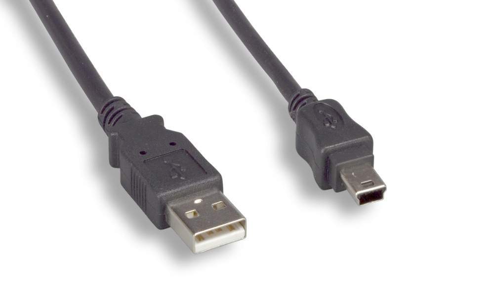 USB Camera Cable MINI-B 5-Wire 10FT MiniB