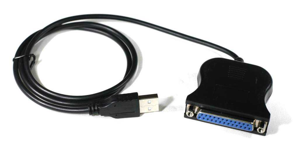 USB DB25-F Printer Port IEEE-1284 Cable 6FT