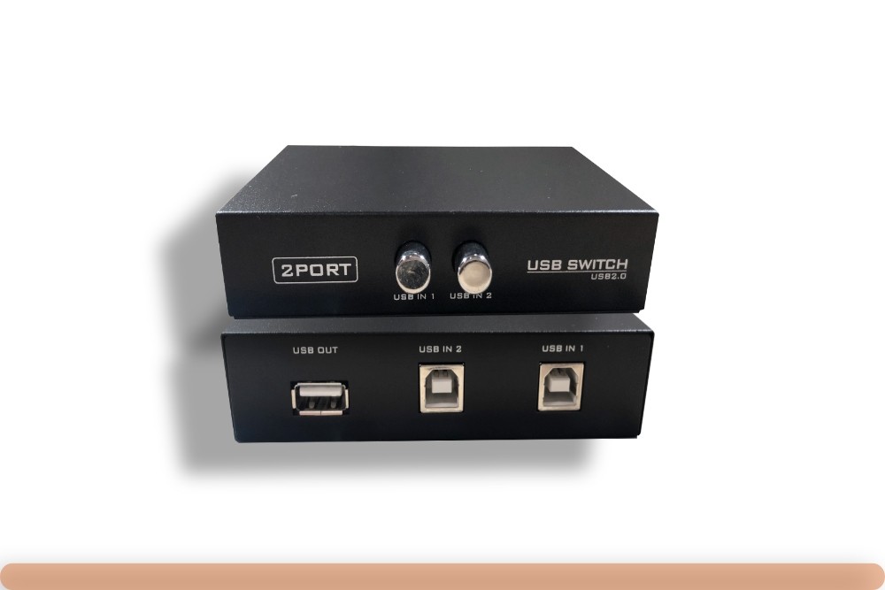 USB Switch Push Button AB 1A-2B