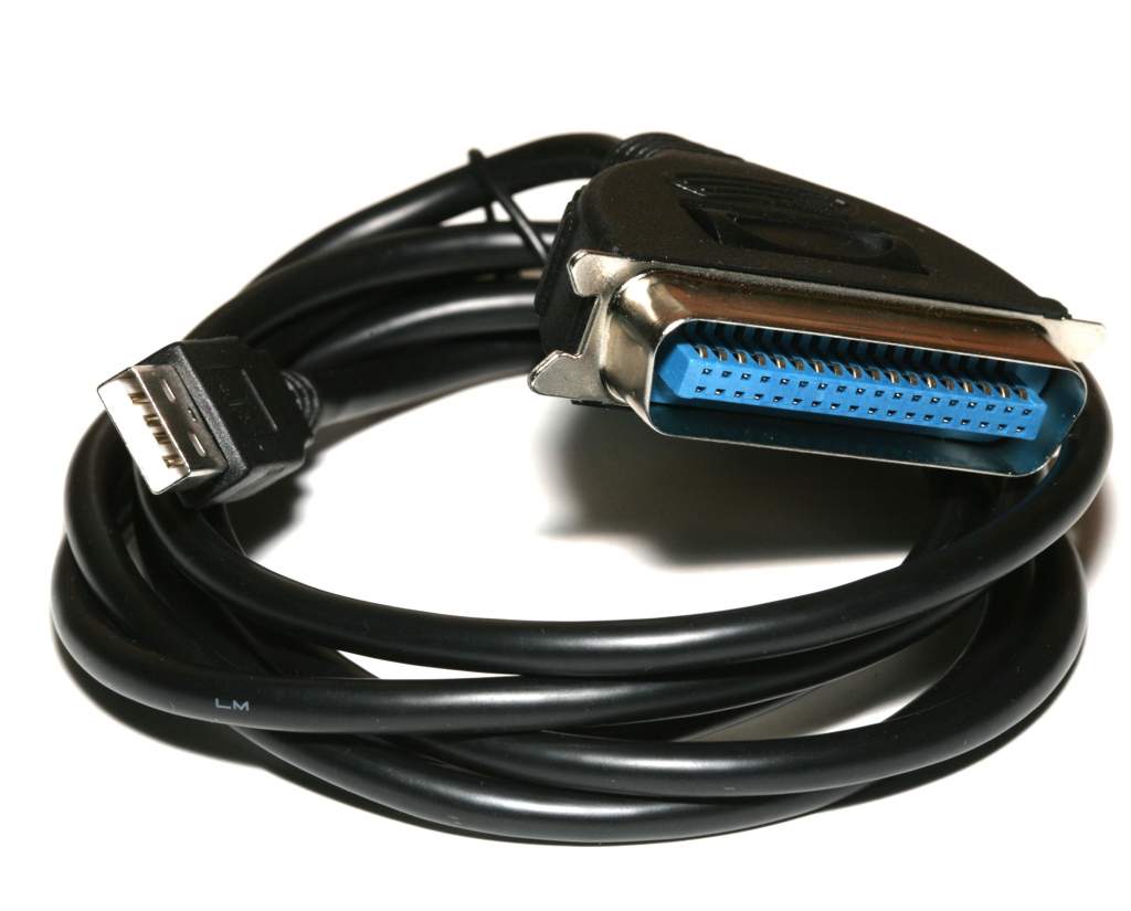 USB to Parallel IEEE 1284 Printer Cable Centronics 36