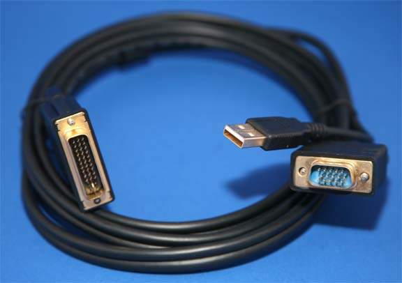 VGA USB to M1-DA EVC-34 Cable 6FT