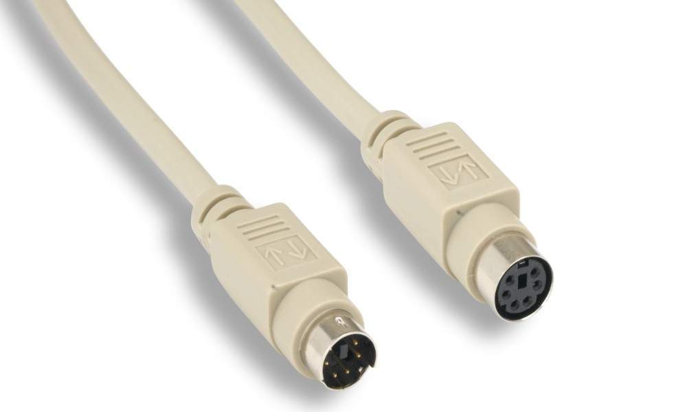 MiniDin-6 PS/2 Extension Cable 