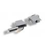 RJ45 to DB25-Female Modular Adapter Gray