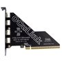 4-Port OCuLink PCIe Adapter Card  X16 High-Speed PCIe Expansion