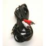 3.5mm STEREO JACK M to Dual RCA M 12FT Cable