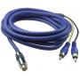 SVHS SVideo 4PIN MINI M to DUAL RCA 10FT Cable