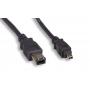 6FT Firewire Cable 6PIN 4PIN Black